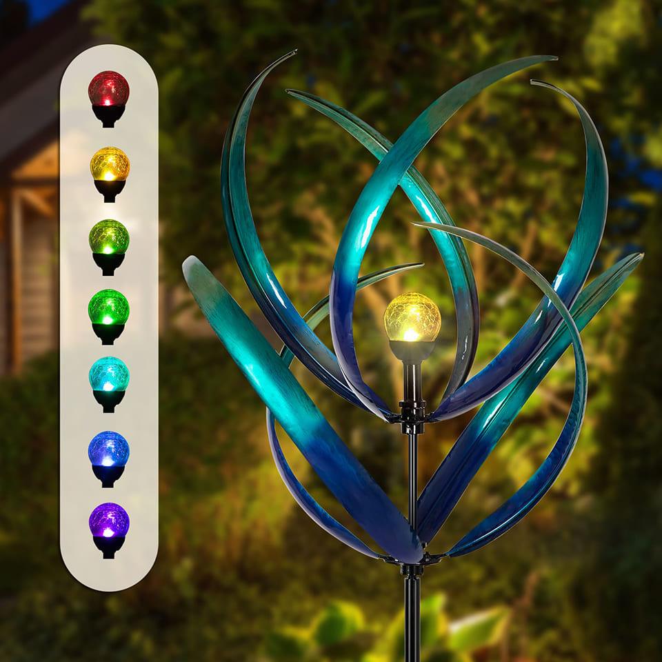 3D Wind Spinner Solar Light Wind Spinner