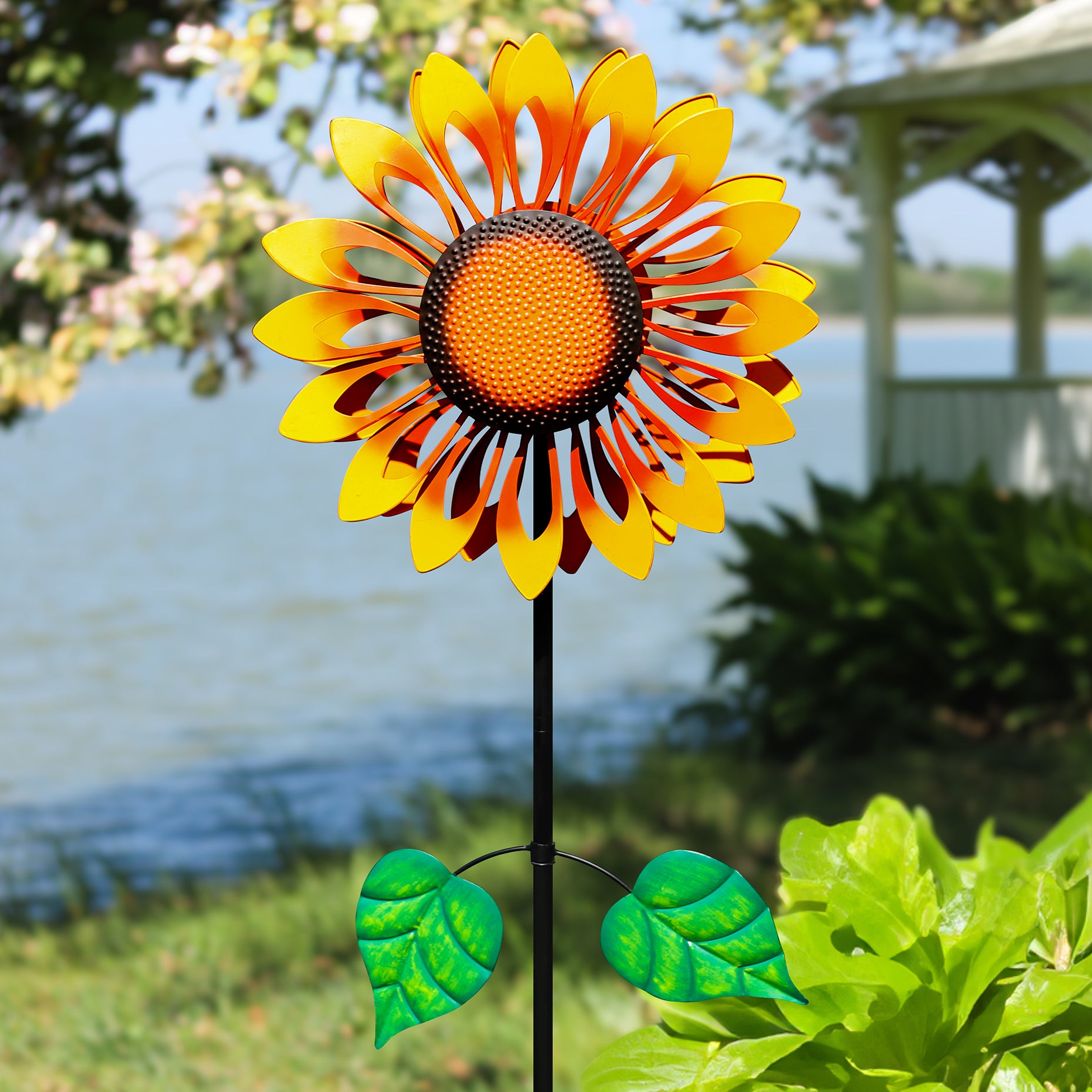 Sunny Sunflower Wind Spinner