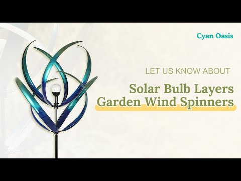 3D Wind Spinner Solar Light Wind Spinner